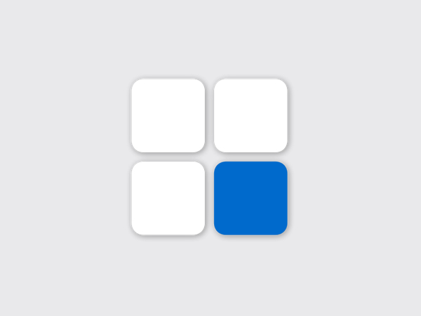 Menu personalizzato in basso - con menu di secondo livello